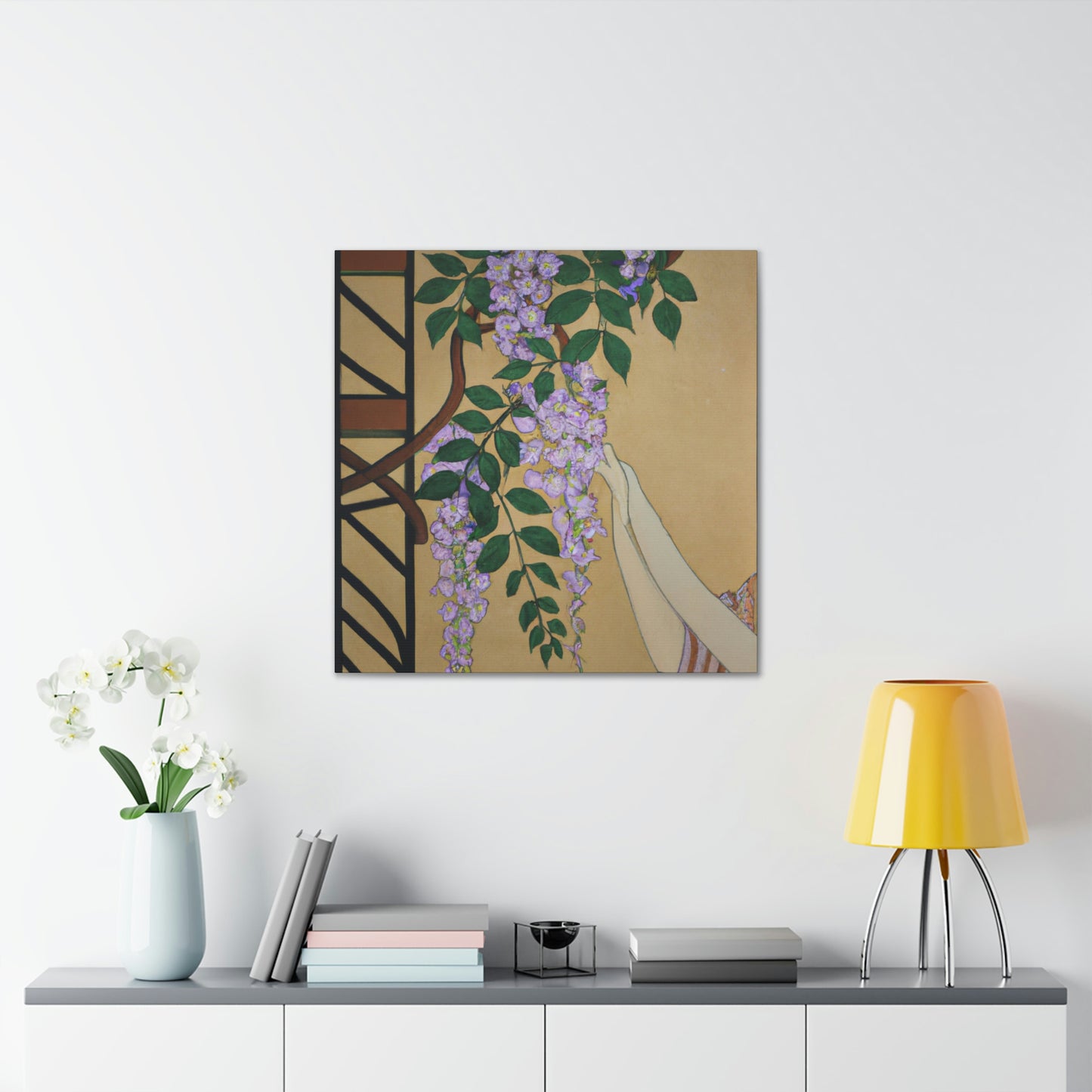 "Wisteria's Lavish Luster" - Canvas