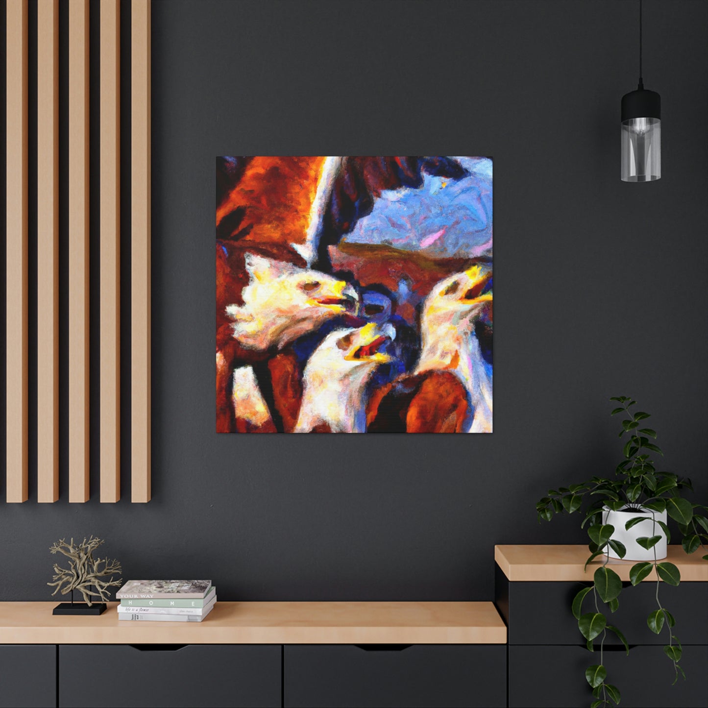 "Majesty of Bald Eagles" - Canvas