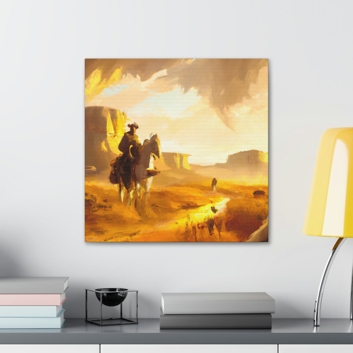 Western Landscape Dawn - Canvas