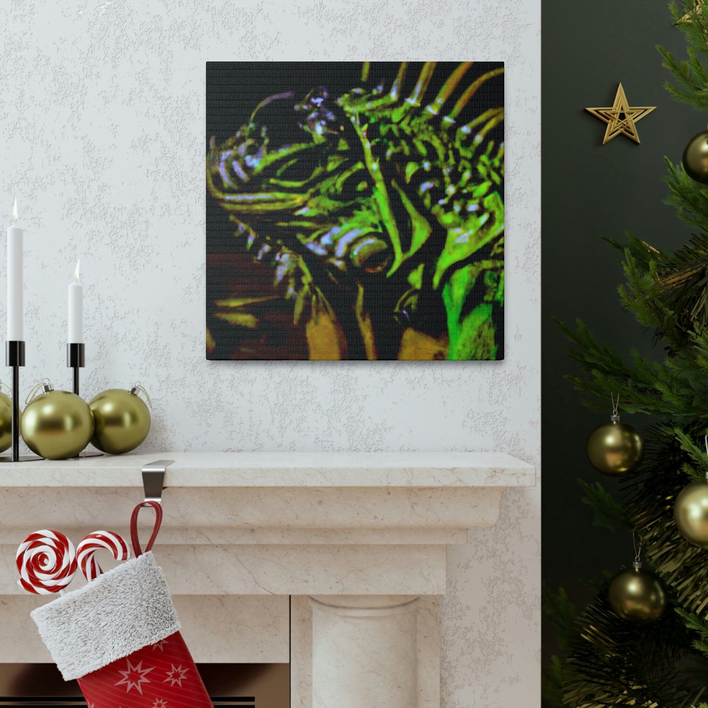 Iguana in Springtime - Canvas