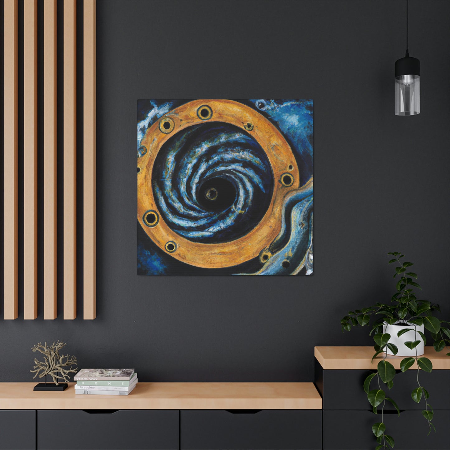 "Black Hole Splendor Awaits" - Canvas