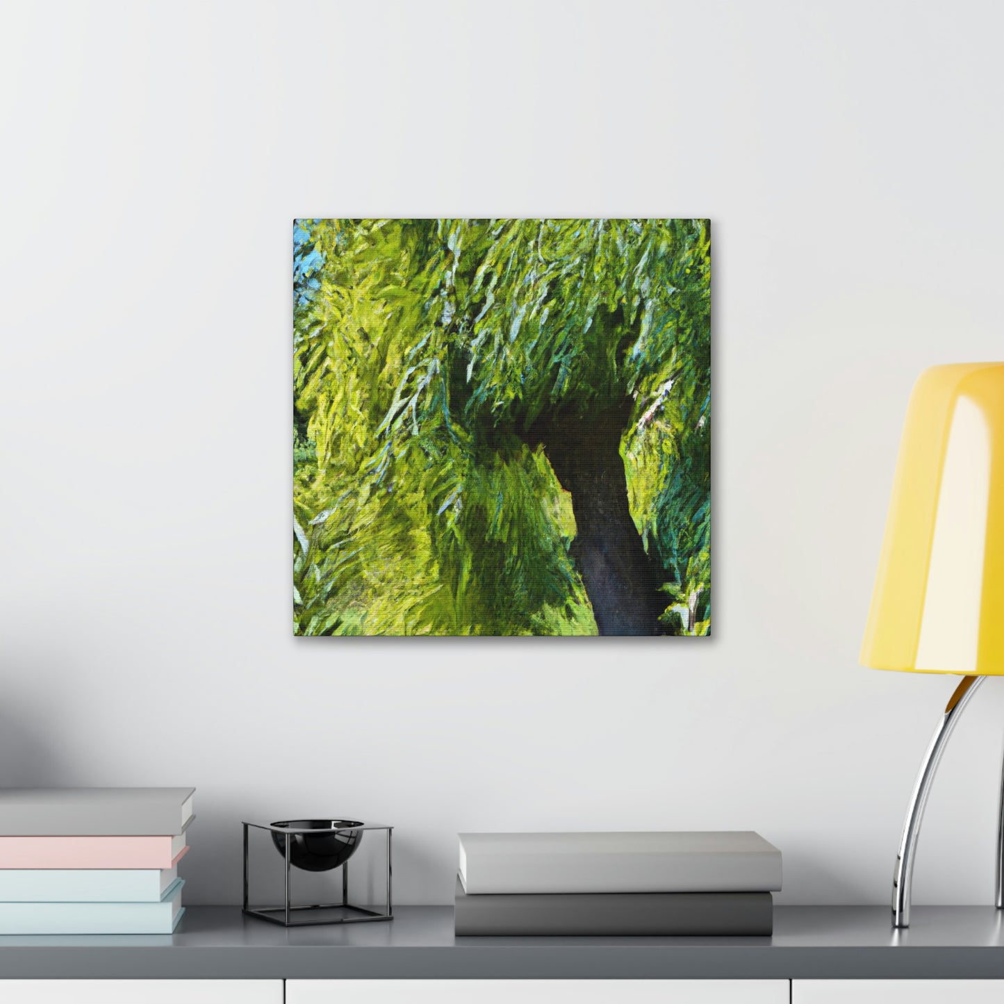 Willow by Moonlight - Canvas