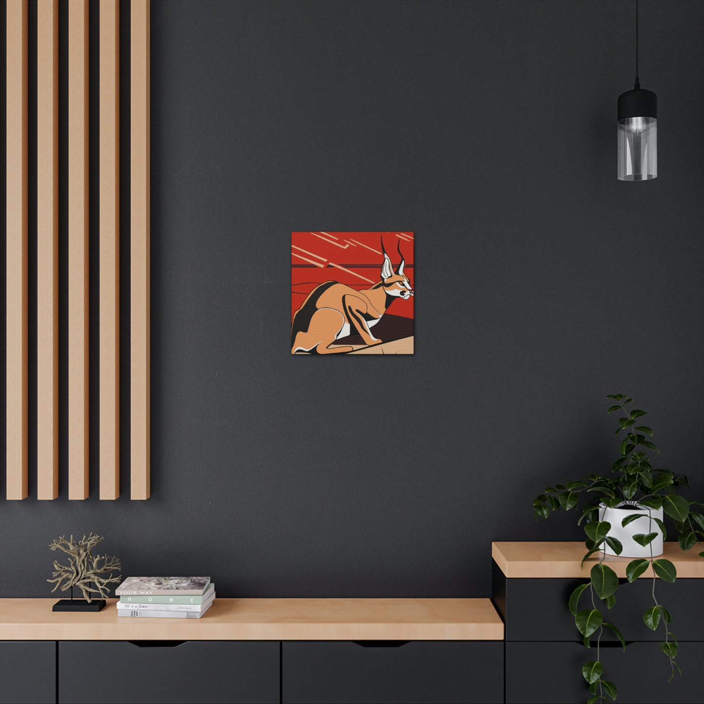 "Caracal's Deco Zenith" - Canvas