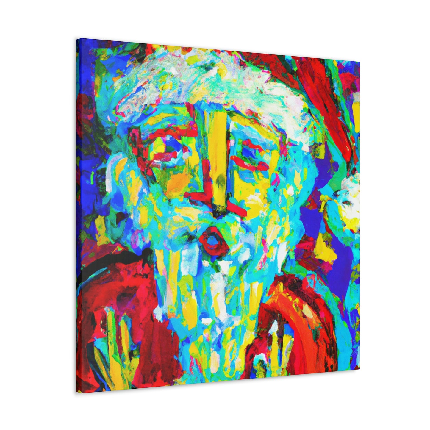 Santa in Expressionism - Canvas