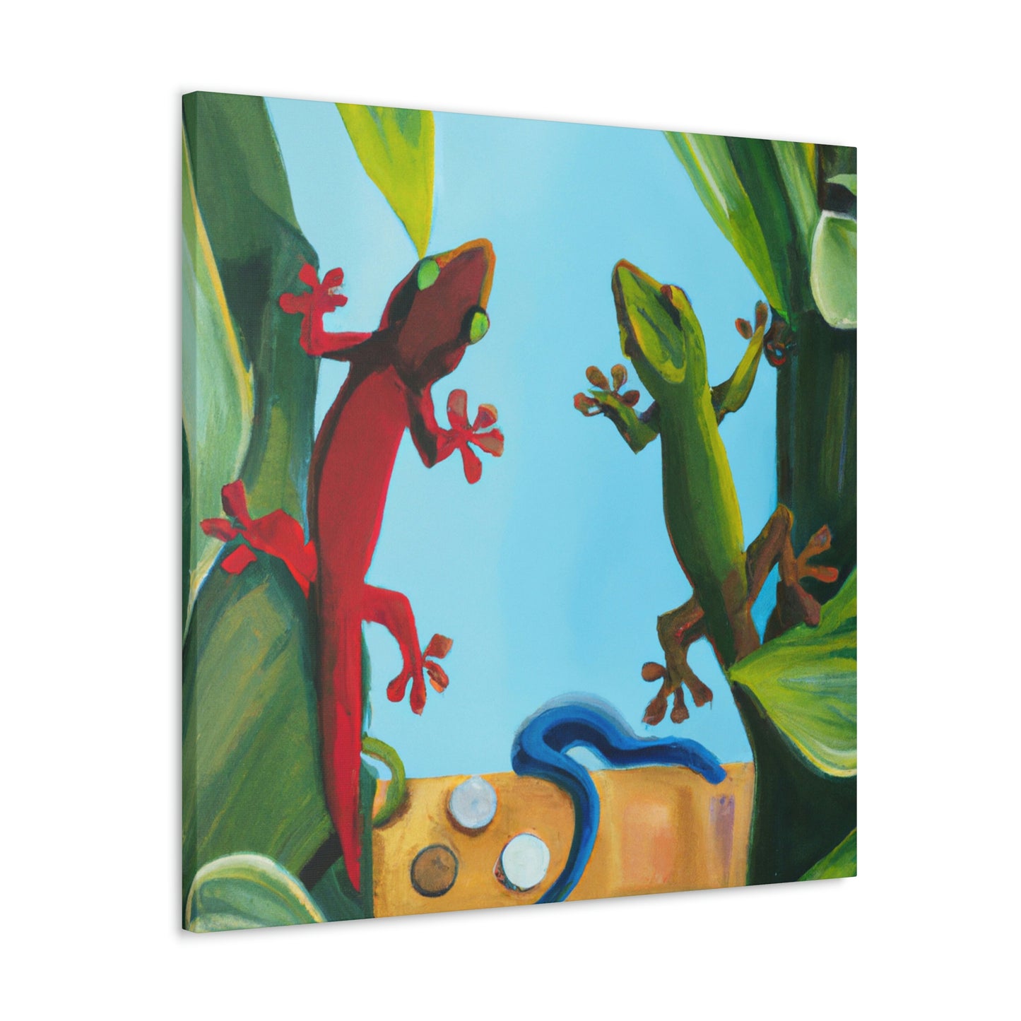 "Geckos on Canvas" - Canvas