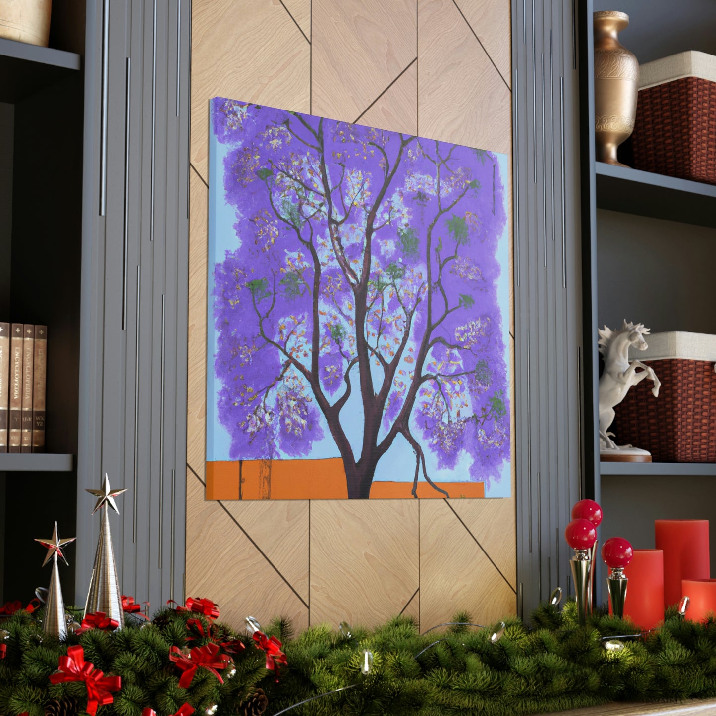 Cascading Jacaranda Joy - Canvas