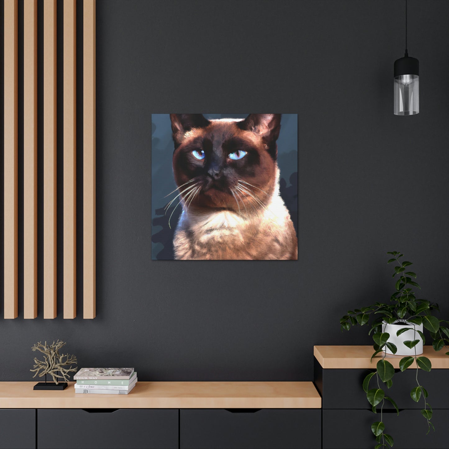 Siamese Sisters Portrait - Canvas