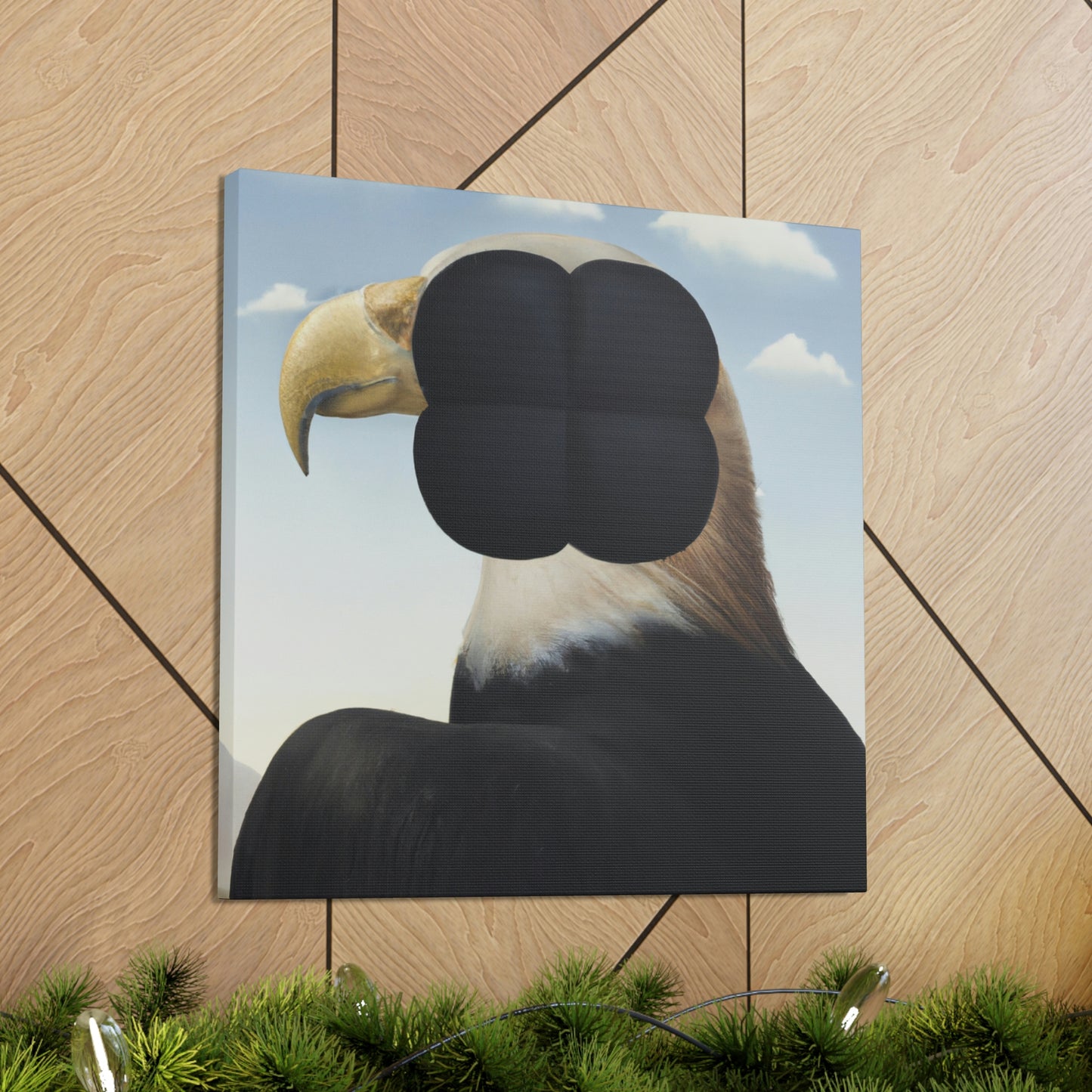 "Majestic Eagle in Flight" - Canvas