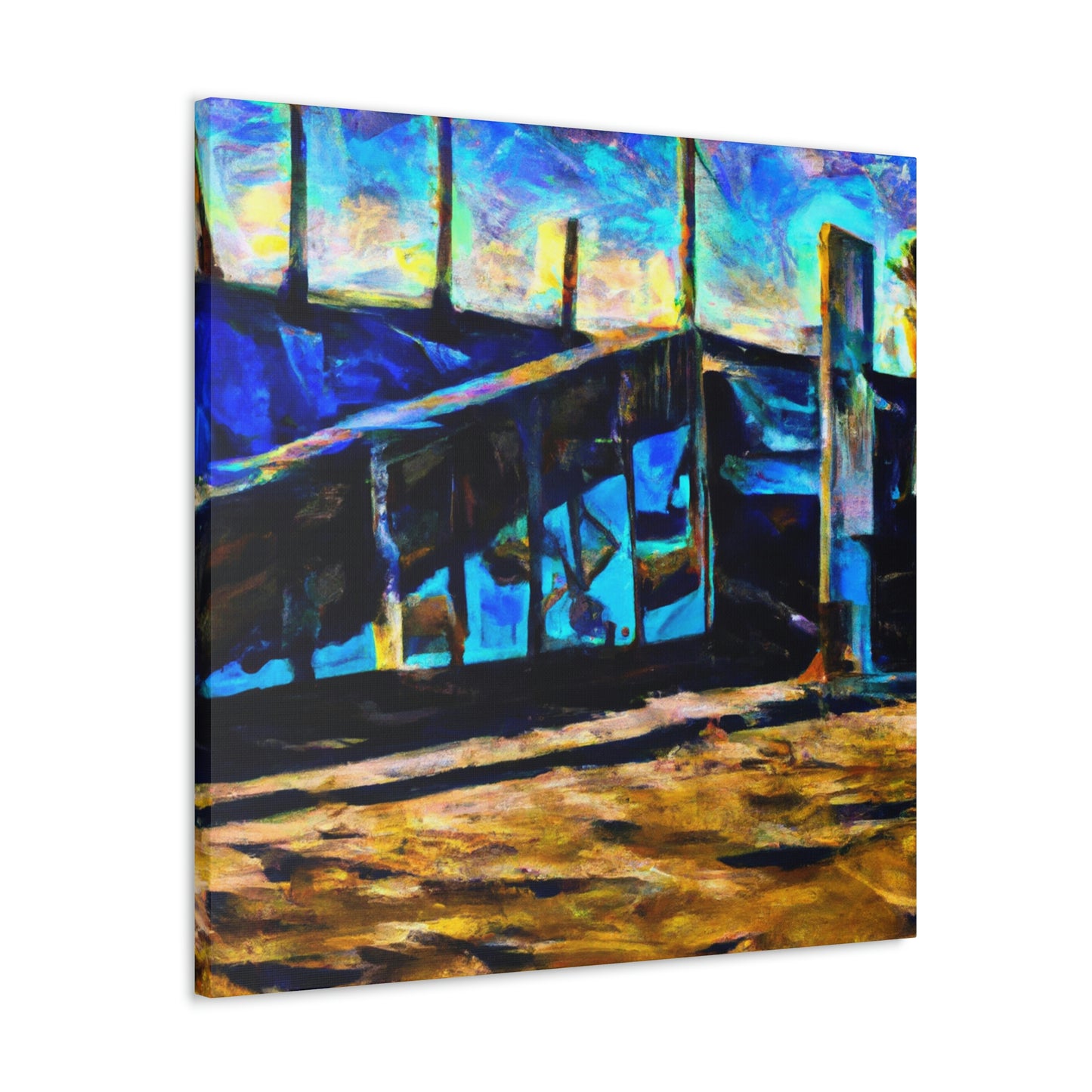 "Seawall at Sunrise" - Canvas