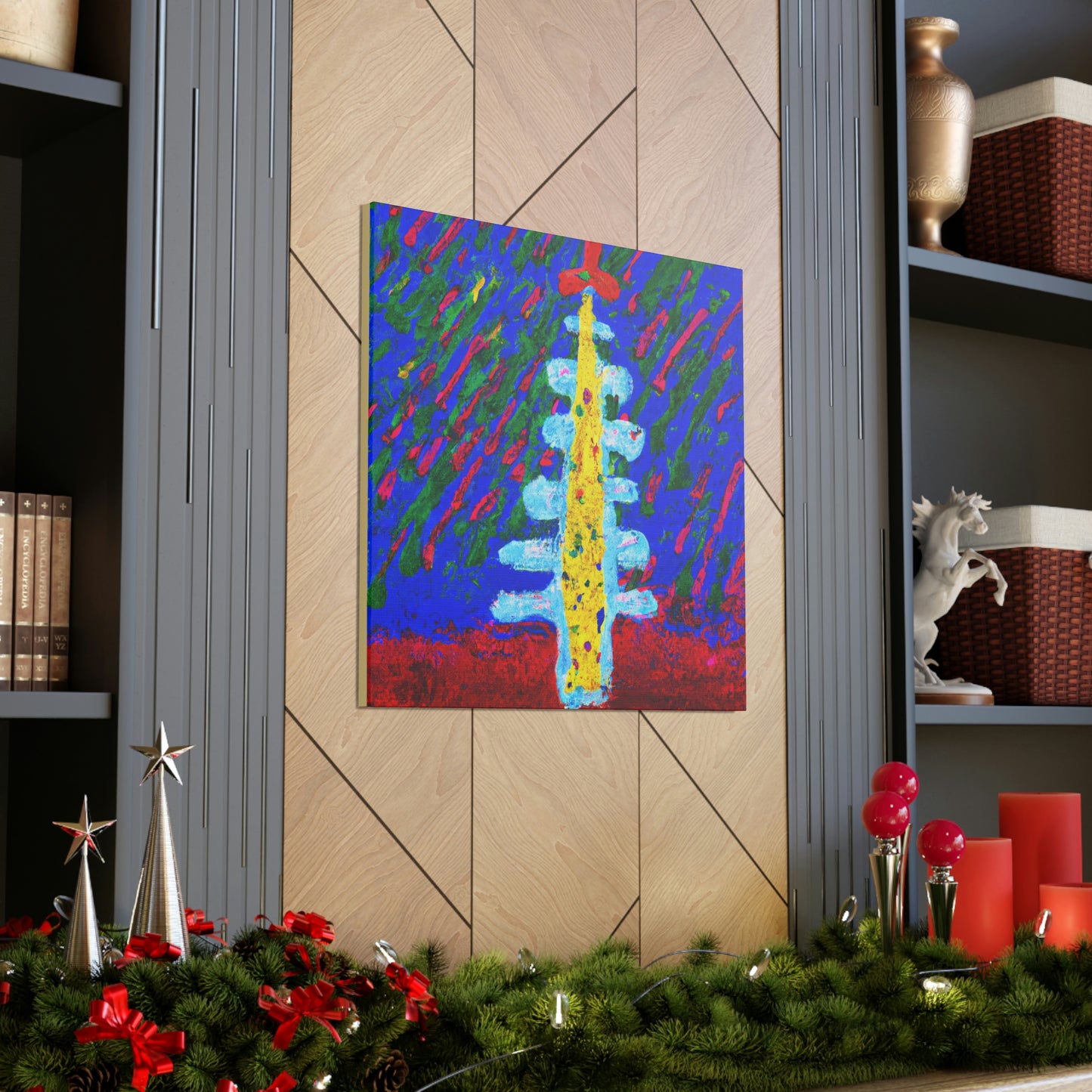 Christmas Tree Reflection - Canvas