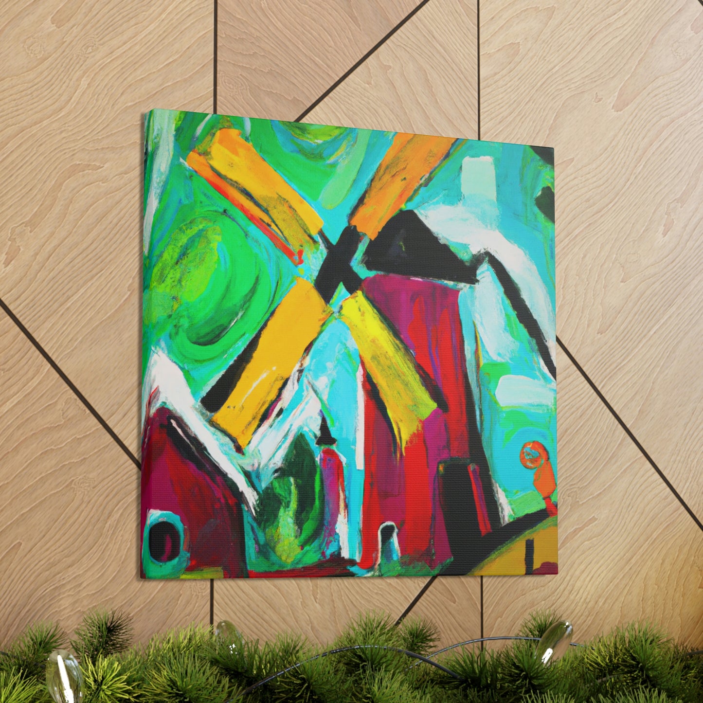 Windmill in Turbulence - Canvas