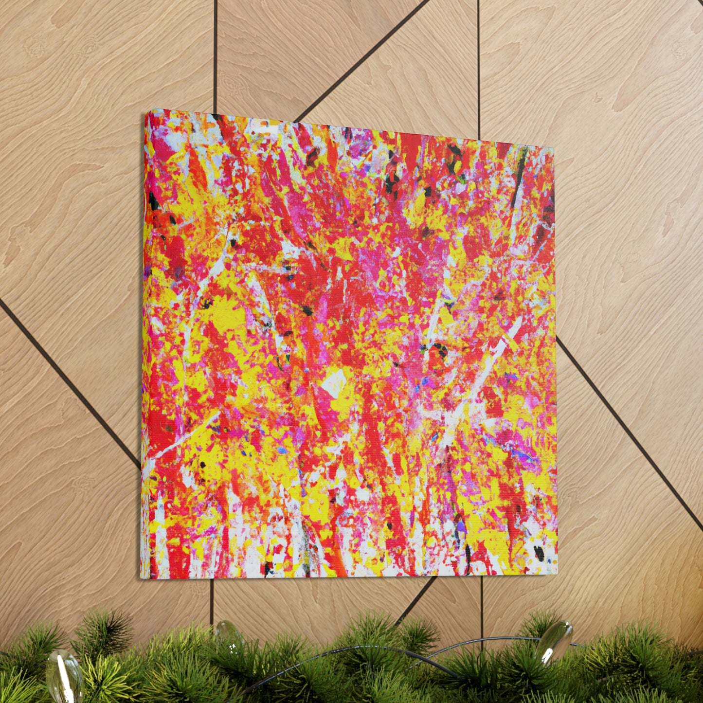 Sunlit Agitation Ablaze - Canvas