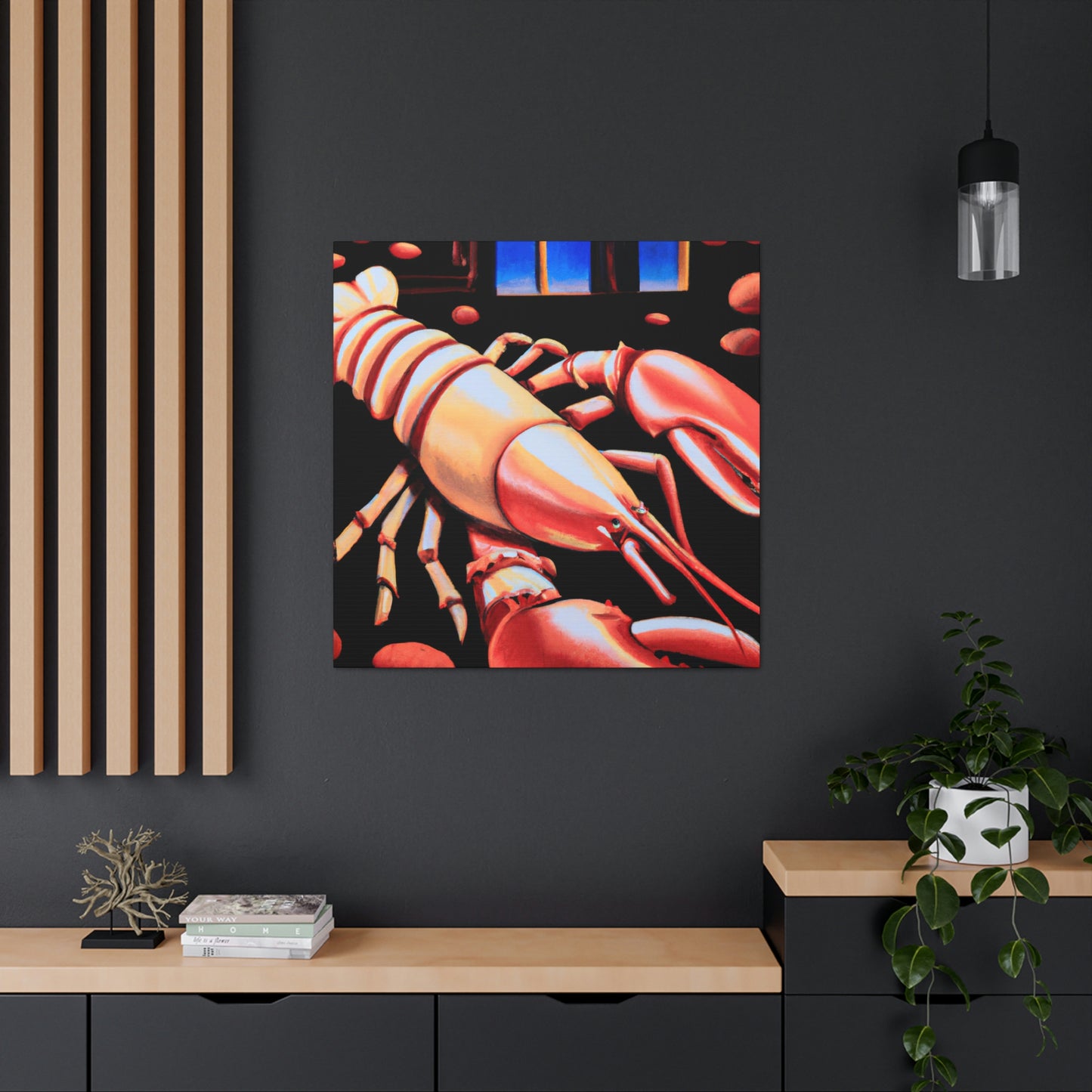 Lobster Lips Sparkle - Canvas