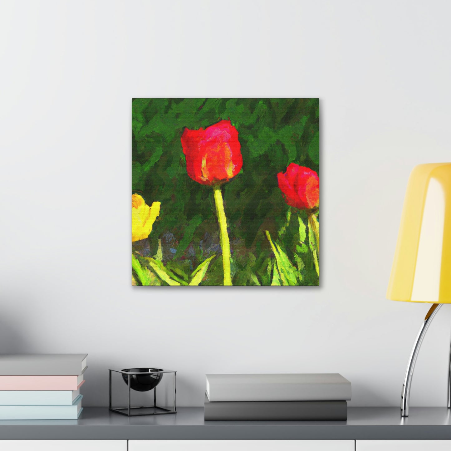 Tulips in Technicolor - Canvas