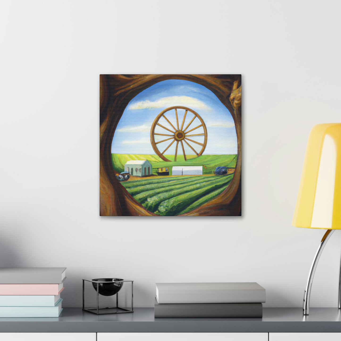 Revolutionary Wagon Wheel - Canvas