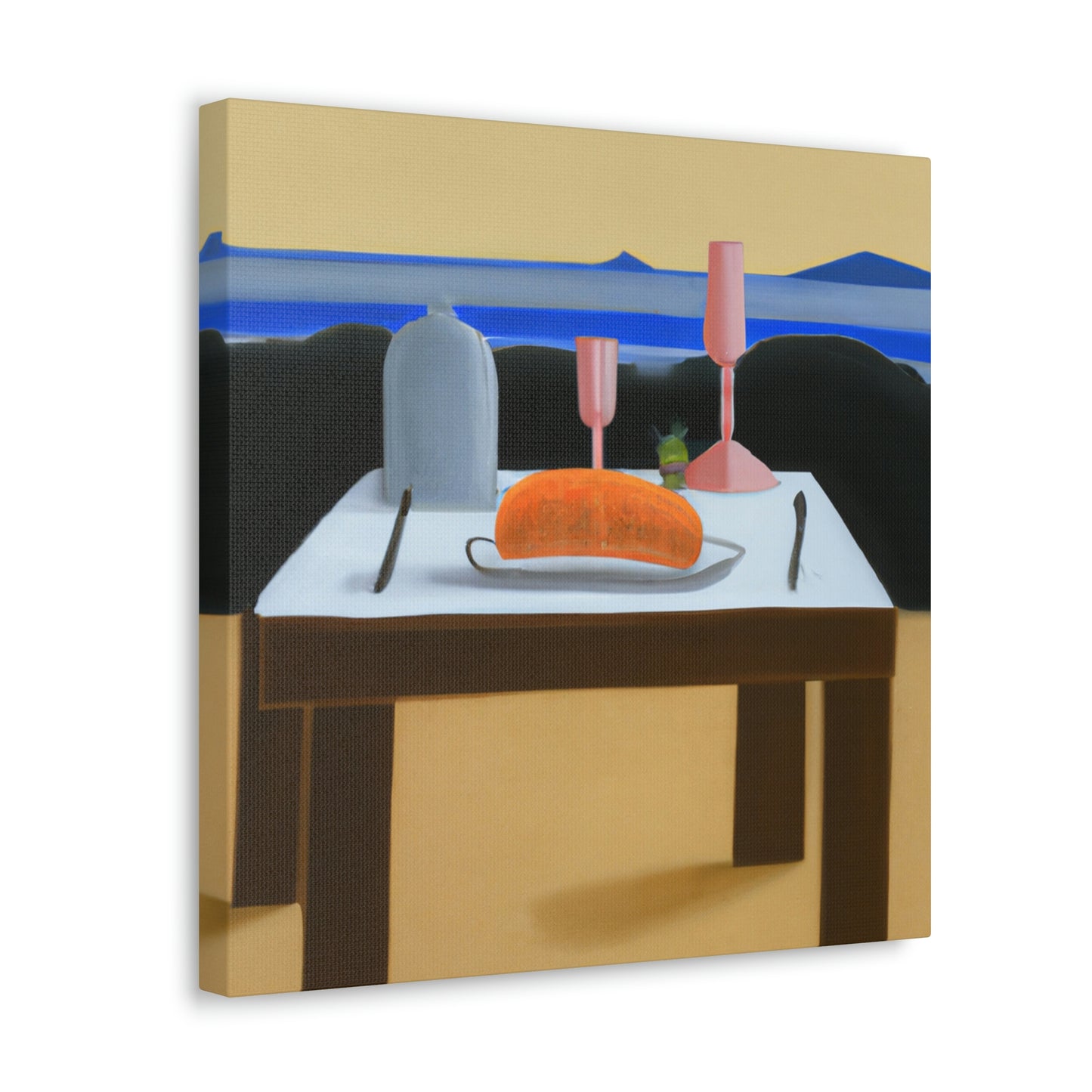 "Dinner Set Minimalism" - Canvas