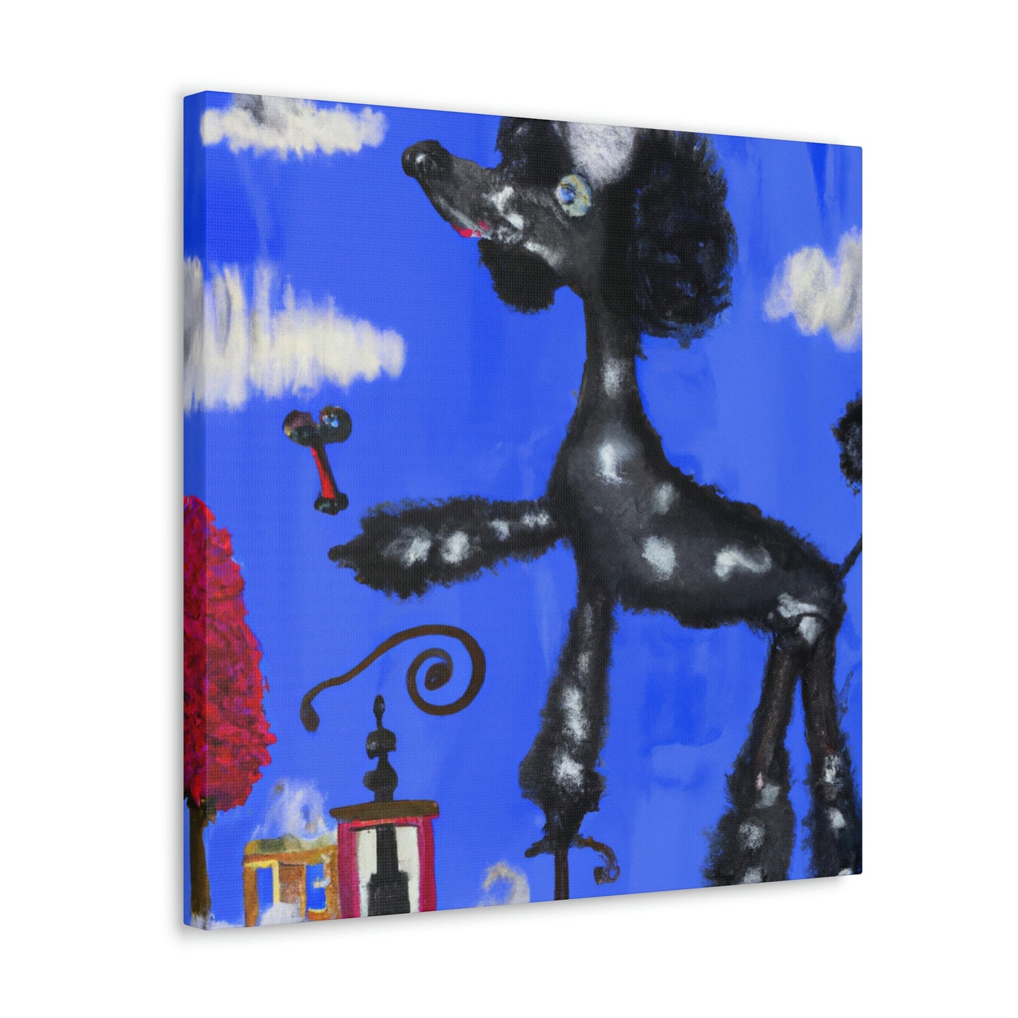 Poodle in Dreamland - Canvas