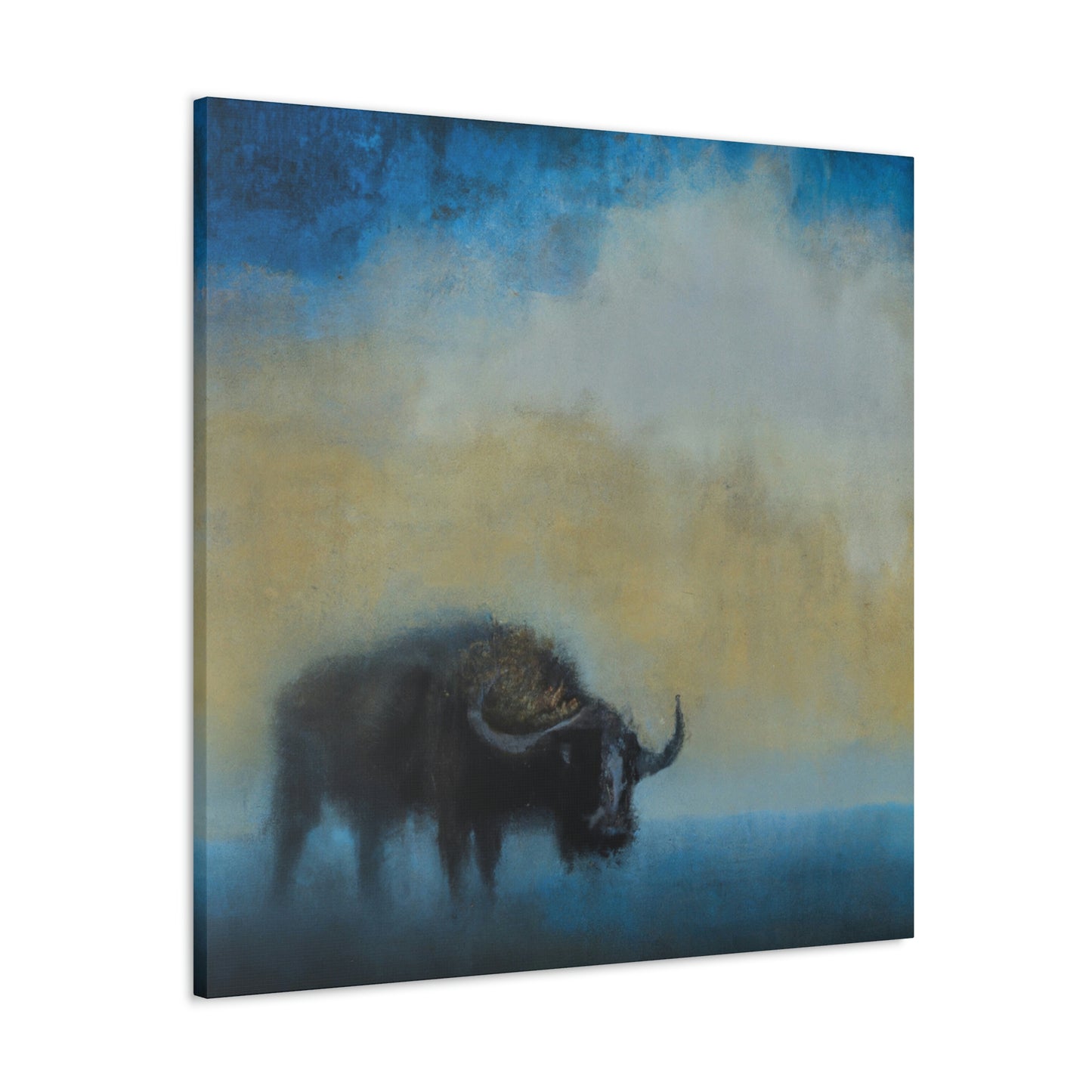 "Buffalo in Steampunk Age" - Canvas