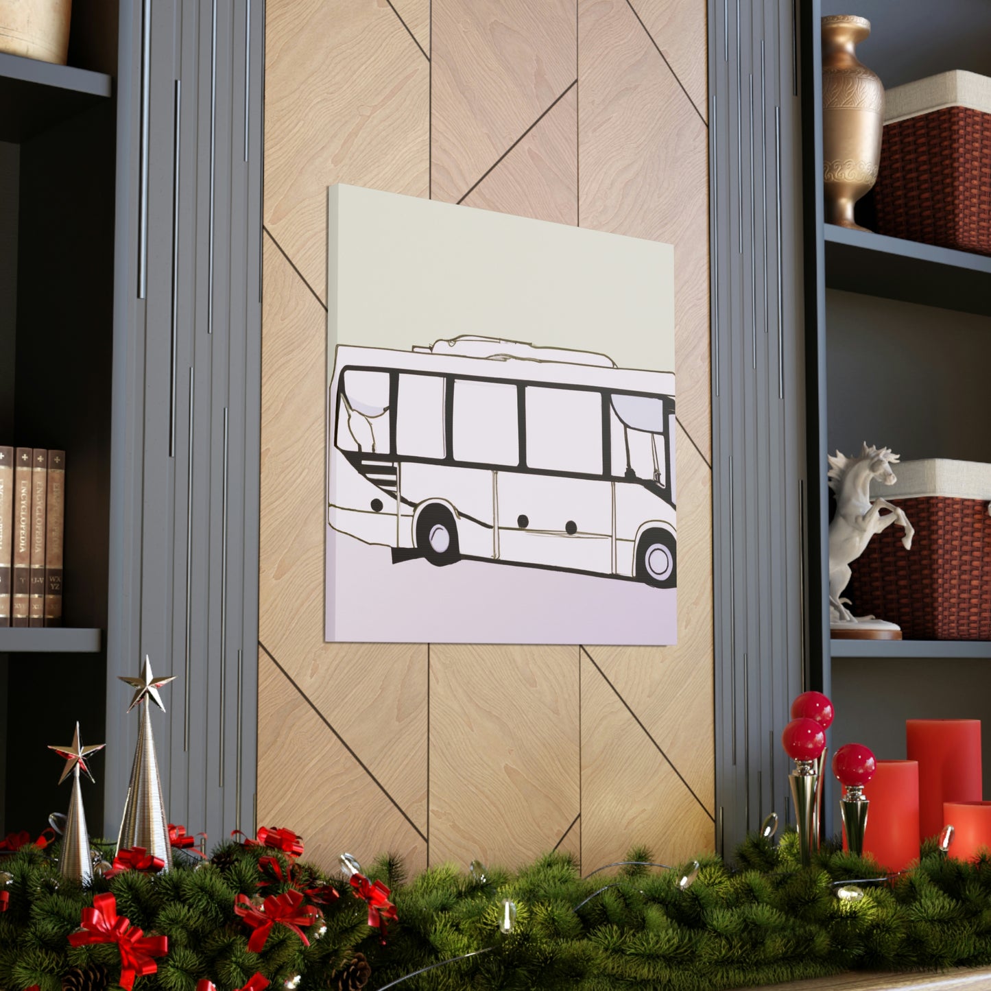 "Bus of Minimalism" - Canvas