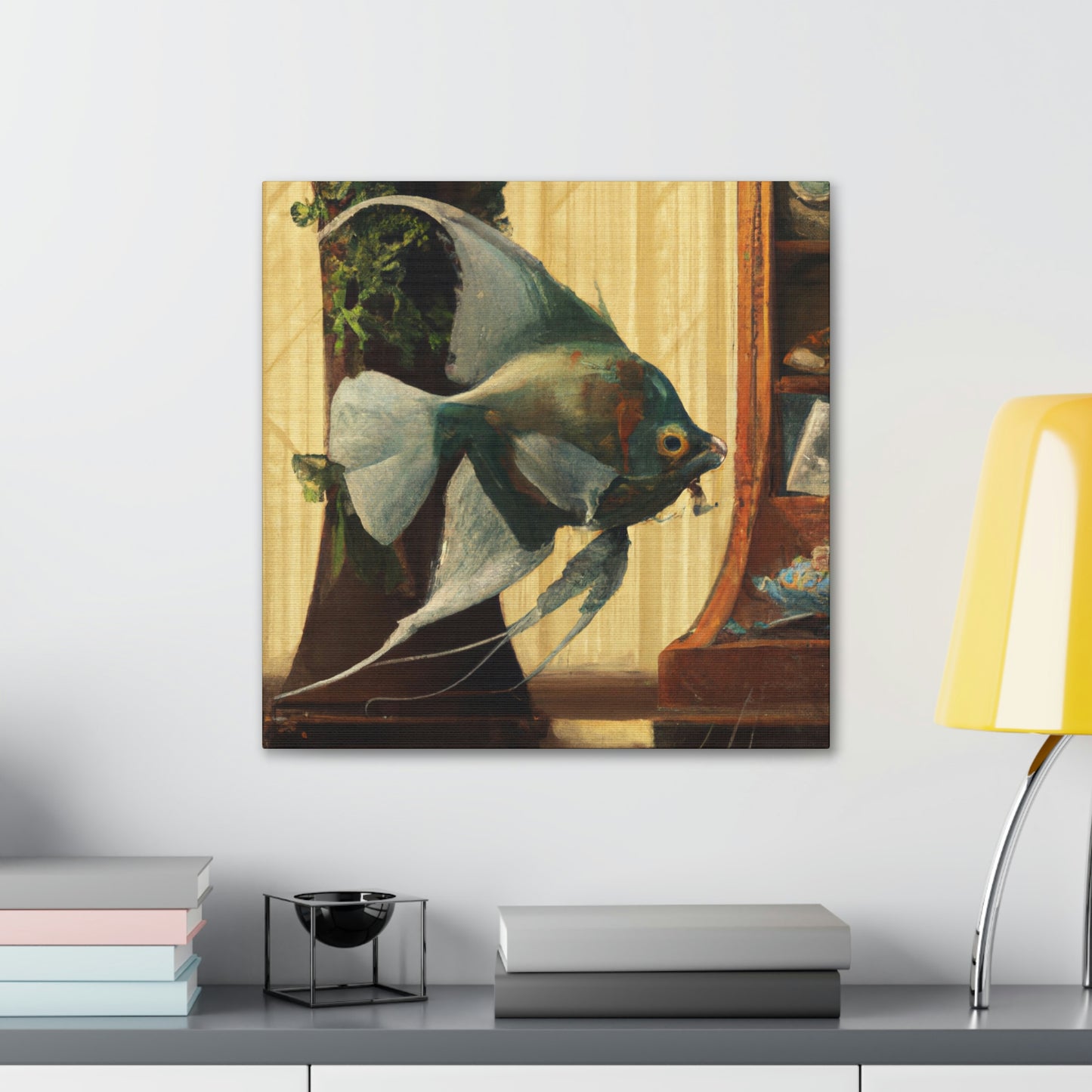 Ascend angelic fish - Canvas