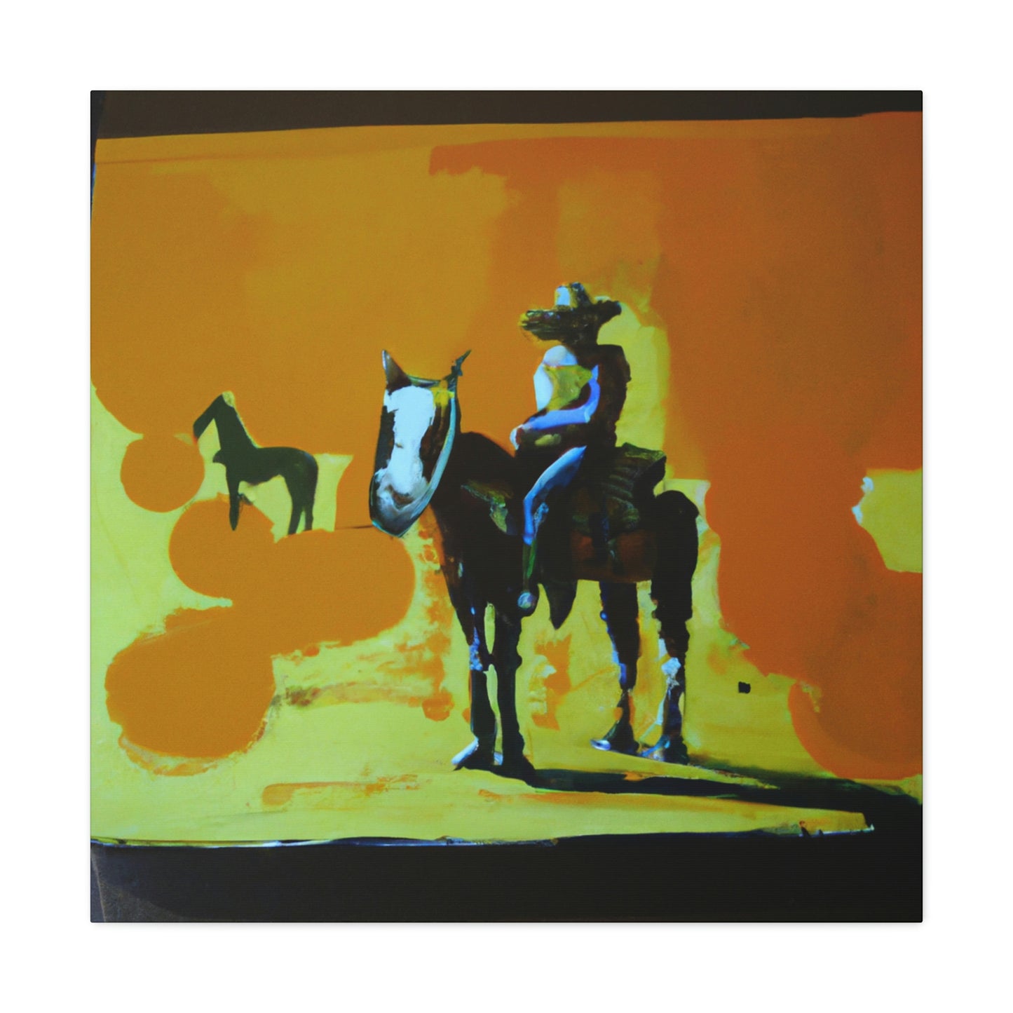 "Hitching Post Evocation" - Canvas