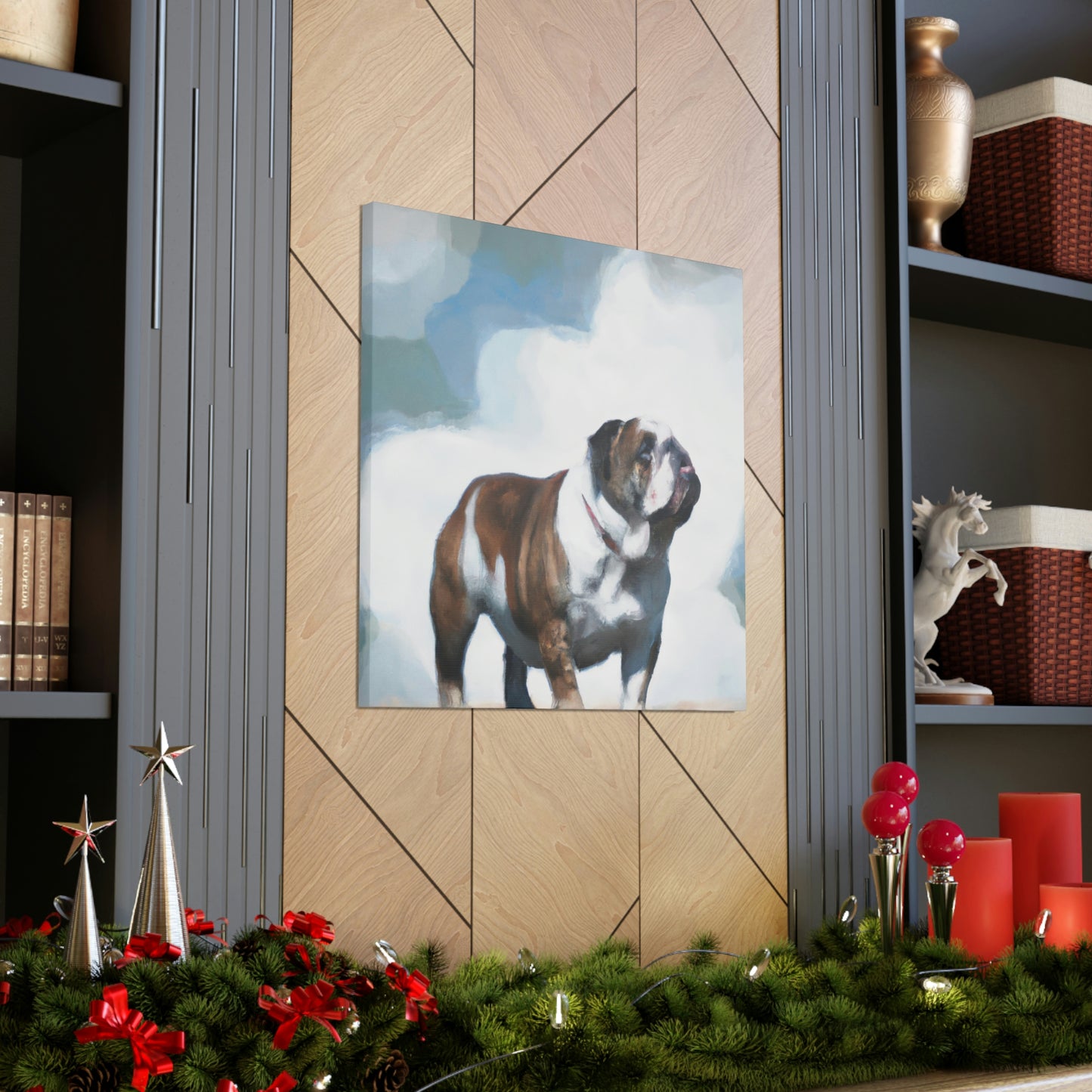 "English Bulldog Simplicity" - Canvas