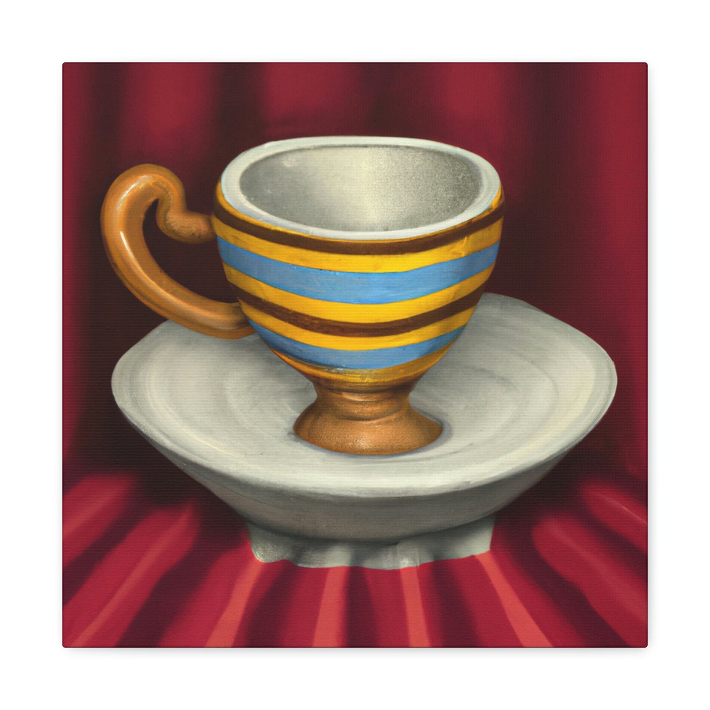 Coffee Cup Neoclassicism - Canvas