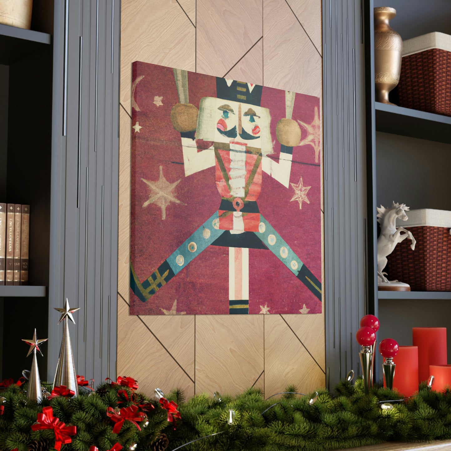 Nutcracker in Glitter - Canvas