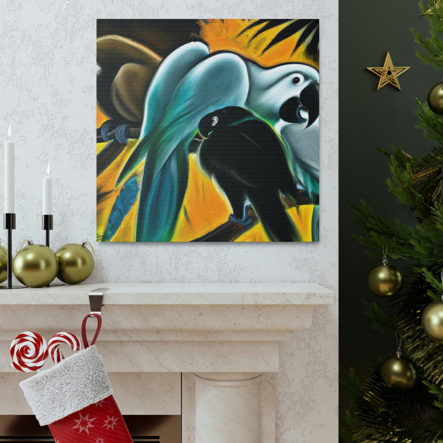 Macaw Mirage Surreal - Canvas