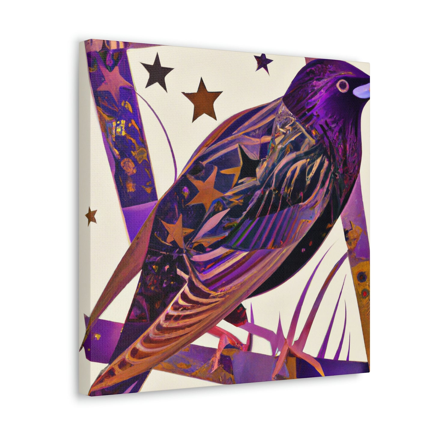 "Starling Art Deco Dream" - Canvas