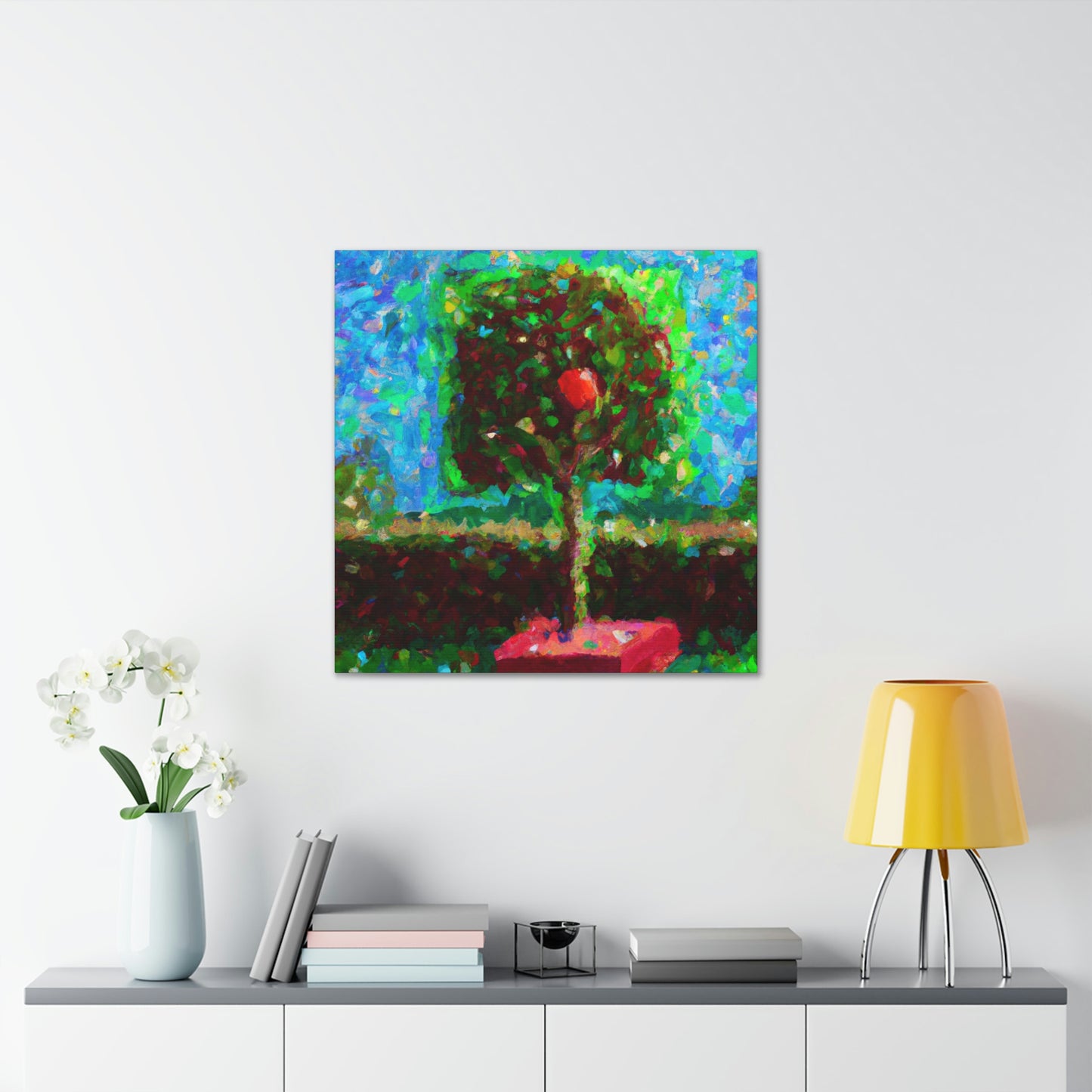 "Apple Tree Harvest Joy" - Canvas