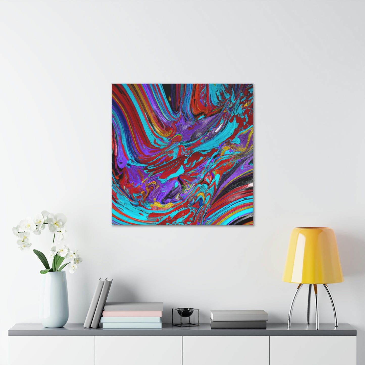 "Dynamic Flowing Melodies" - Canvas