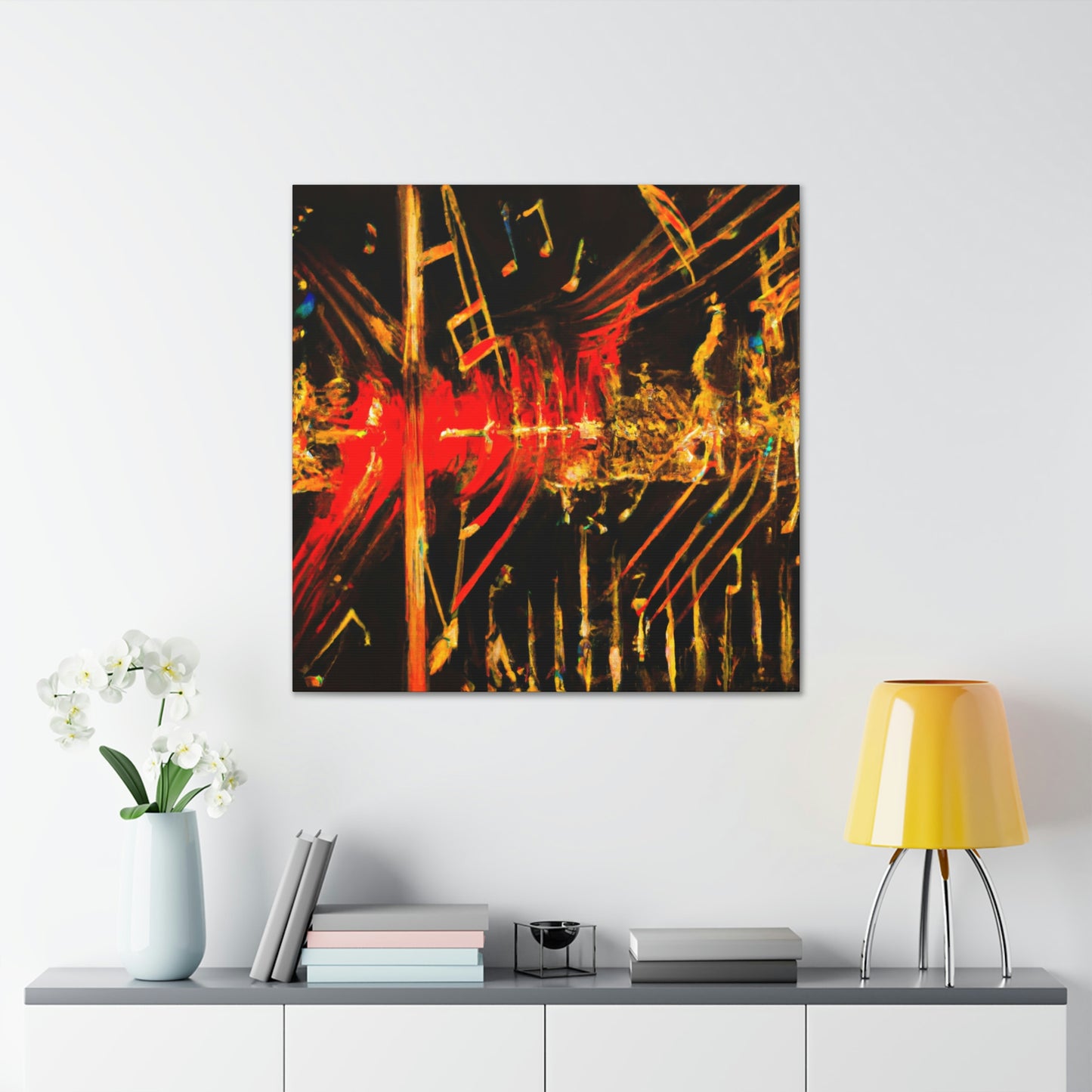 Sound Waves Symphony - Canvas