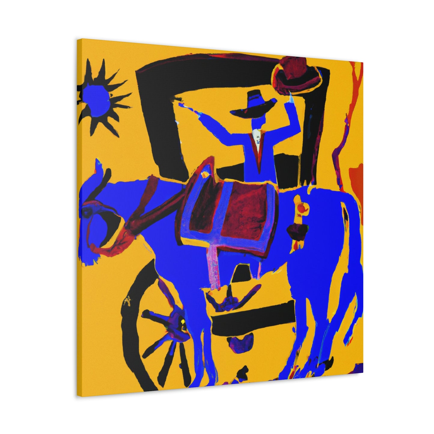 Stagecoach on Canvas - Canvas