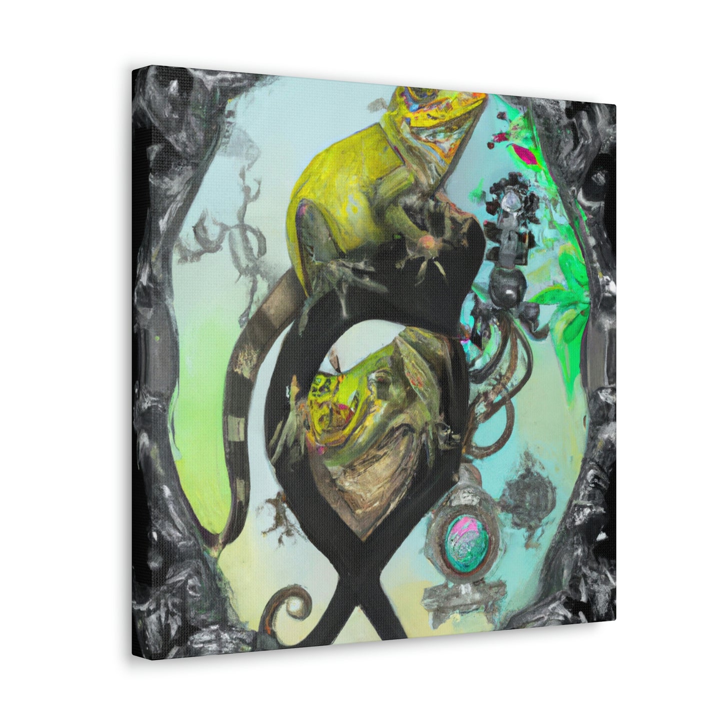 Lizards In Baroque - Canvas