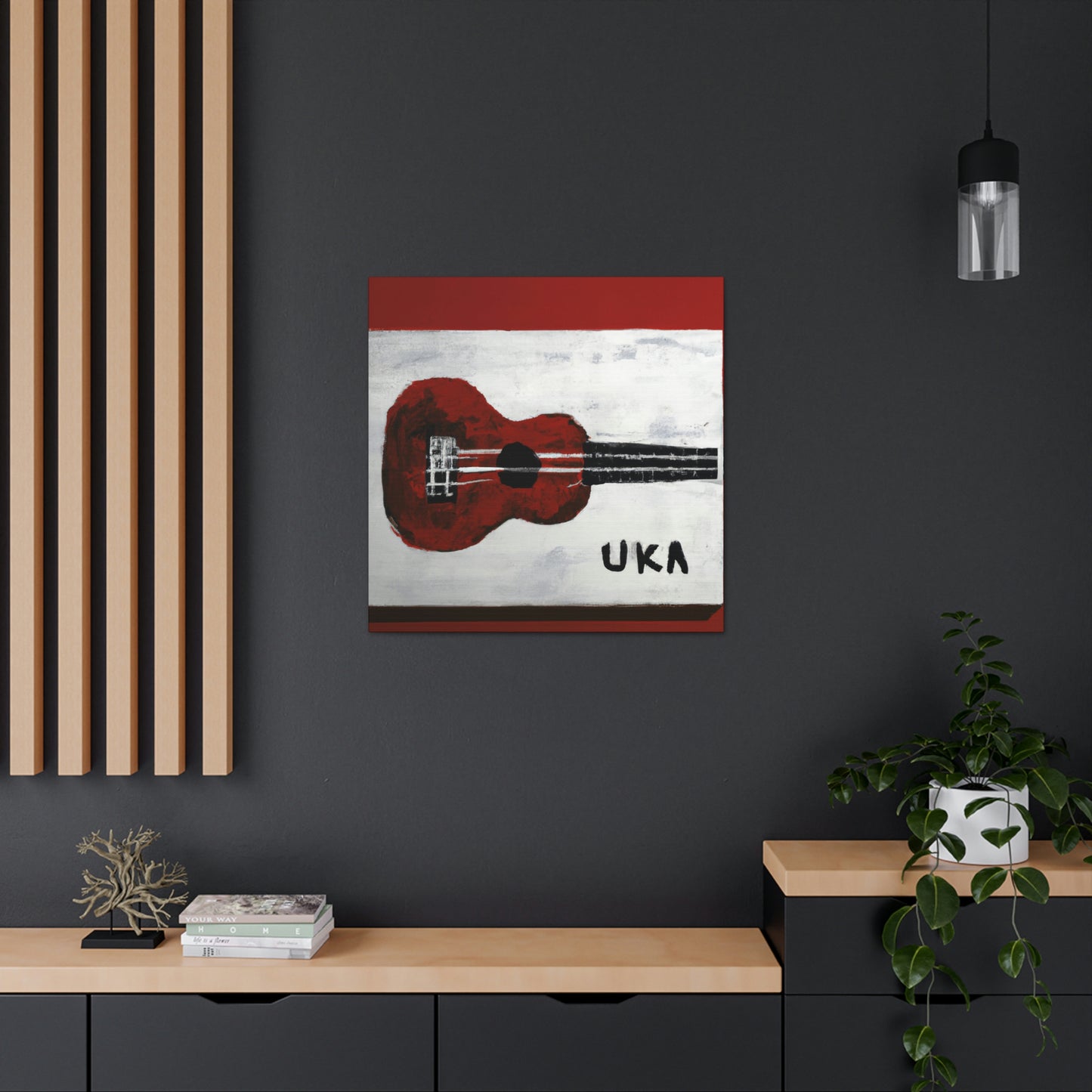 "Ukulele Minimalism Dream" - Canvas