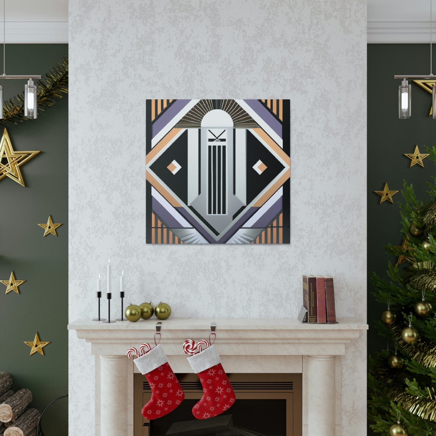 Dazzling Deco Splendor - Canvas