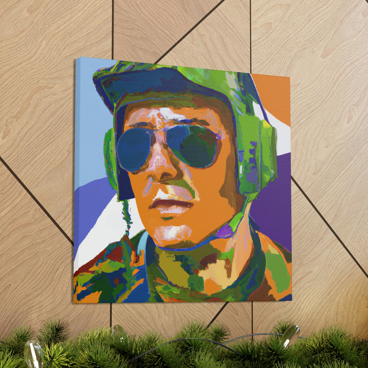 Pilot in Pop Art - Canvas