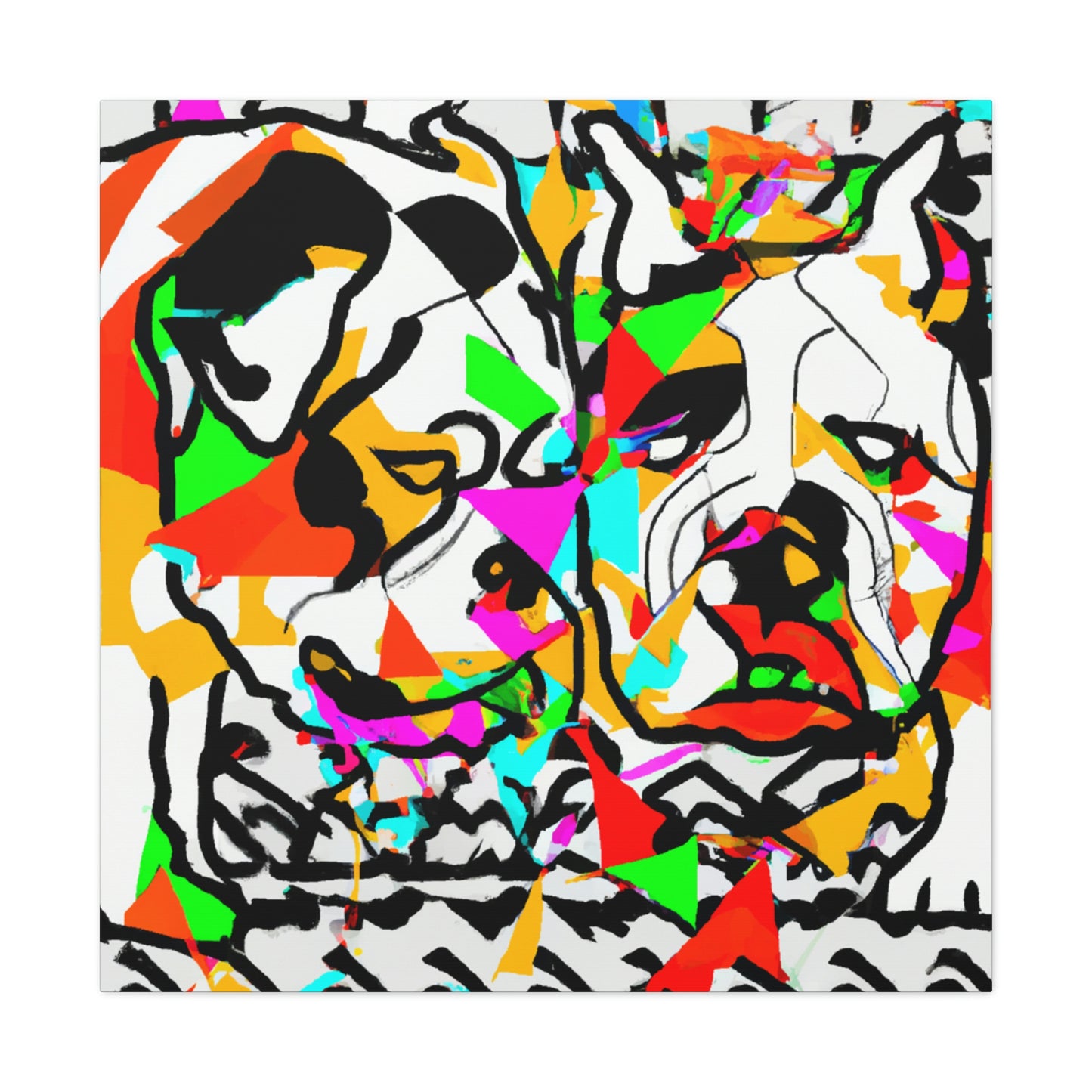 "American Bulldog Dreaming" - Canvas