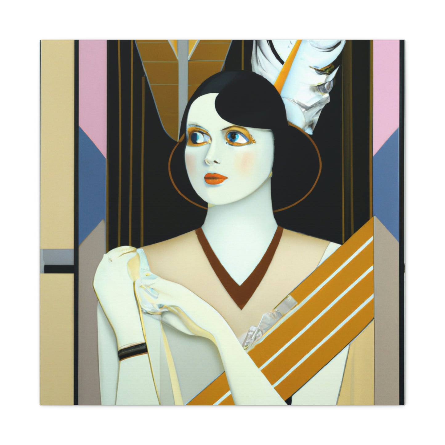 "Colonial Art Deco Dream" - Canvas