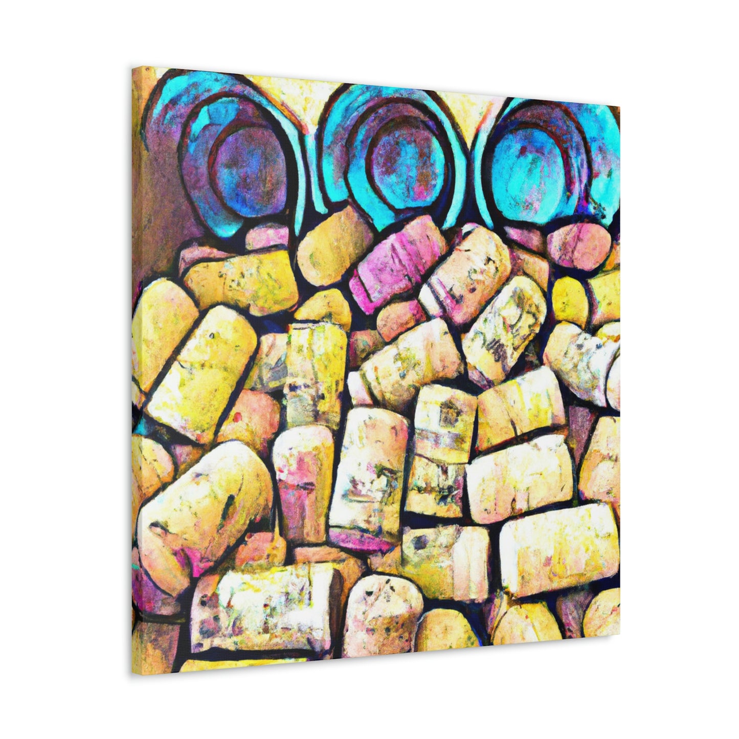 "Corks in a Bottle" - Canvas