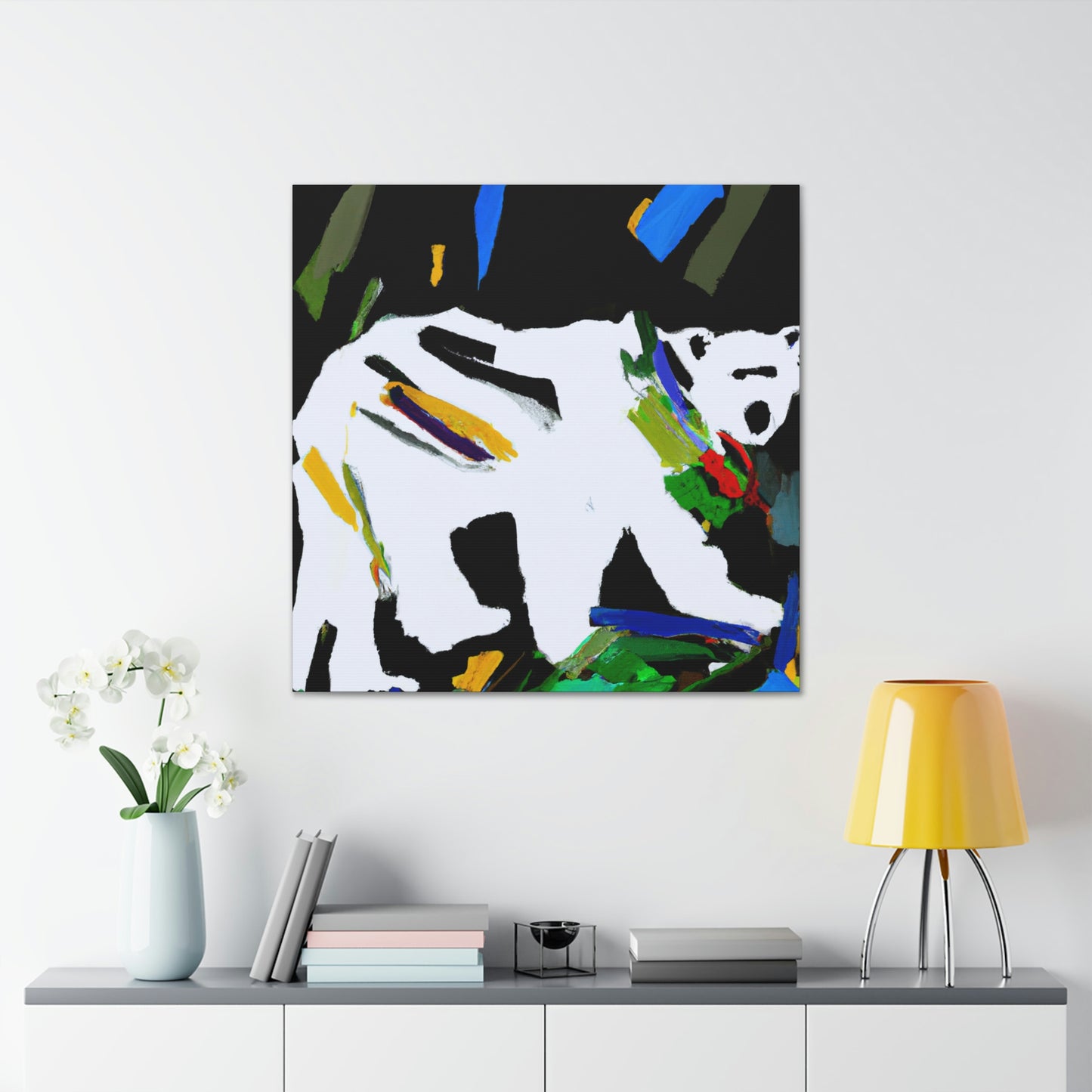 "Polar Bear's Expressionism" - Canvas