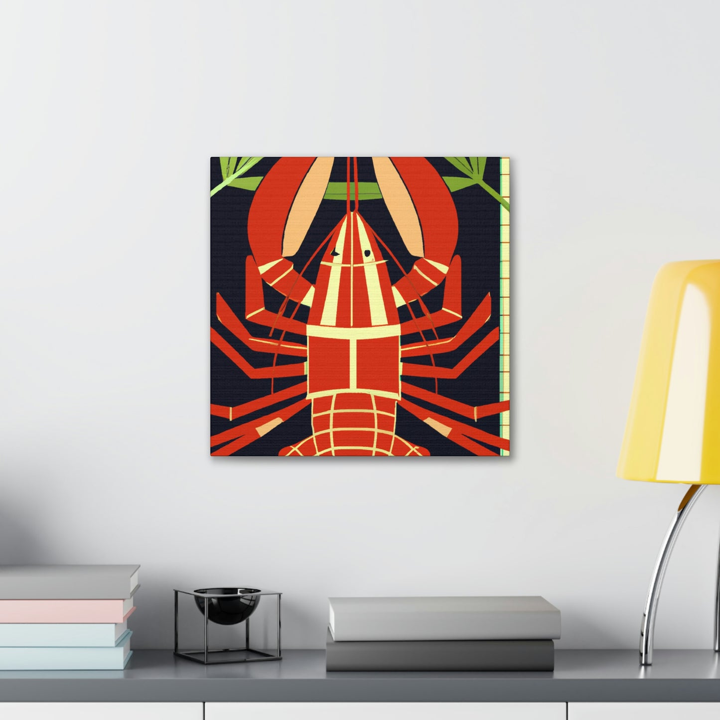 Lobster's Luxurious Glow - Canvas