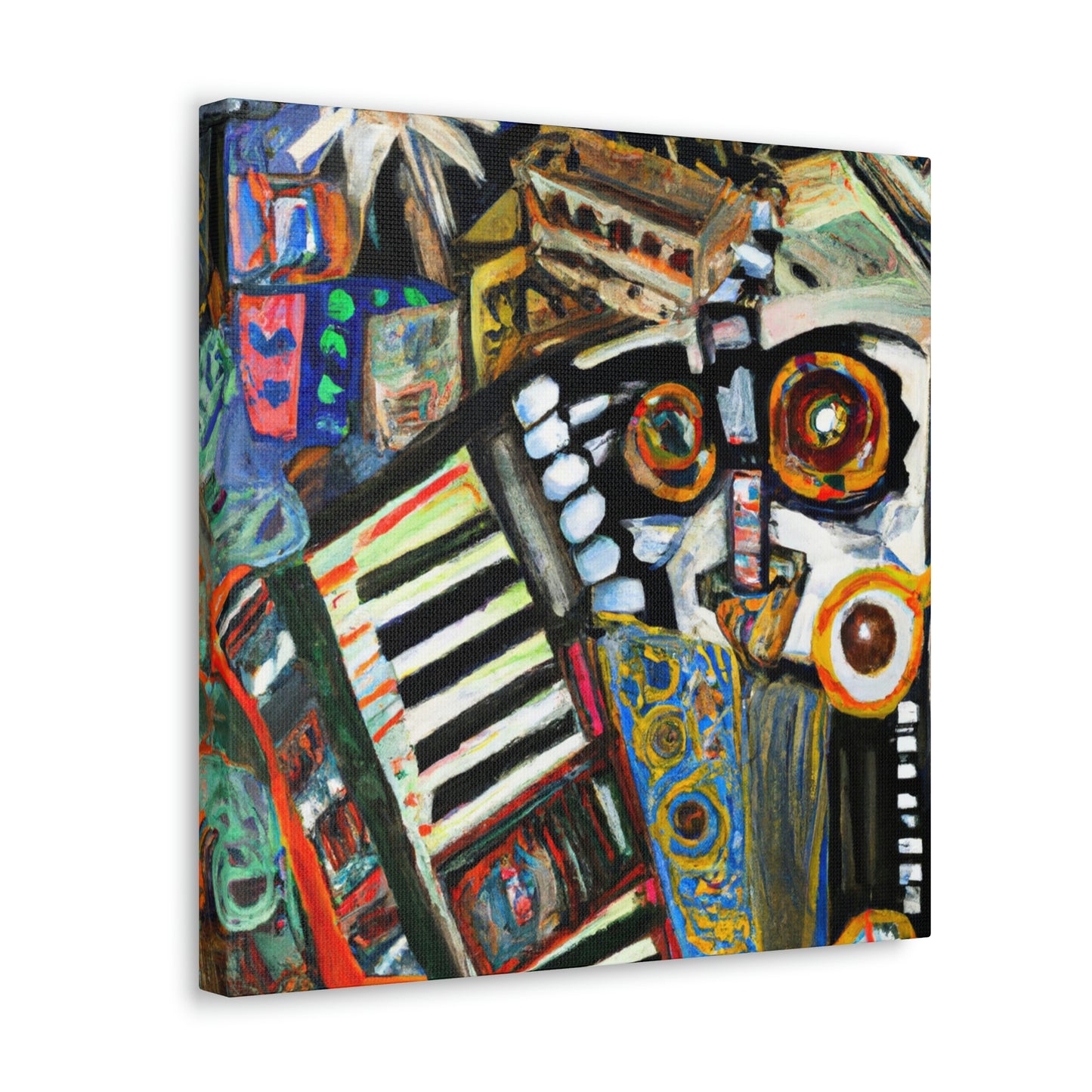 Accordion in Abstraction - Canvas