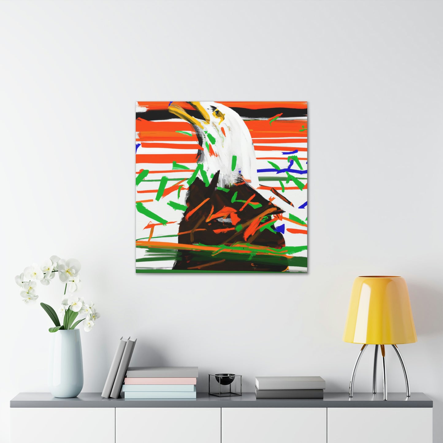 "Murmurations of Eagles" - Canvas