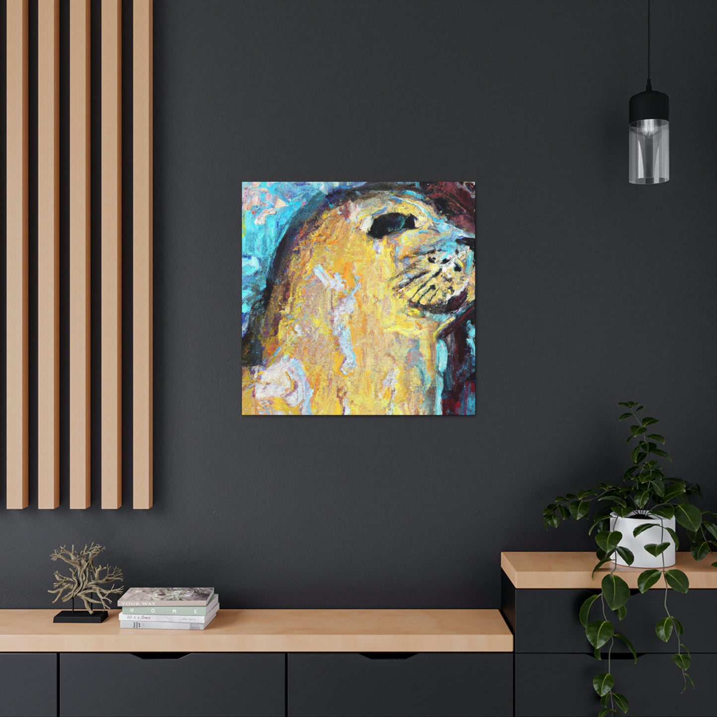 "Seal in Expressionism" - Canvas