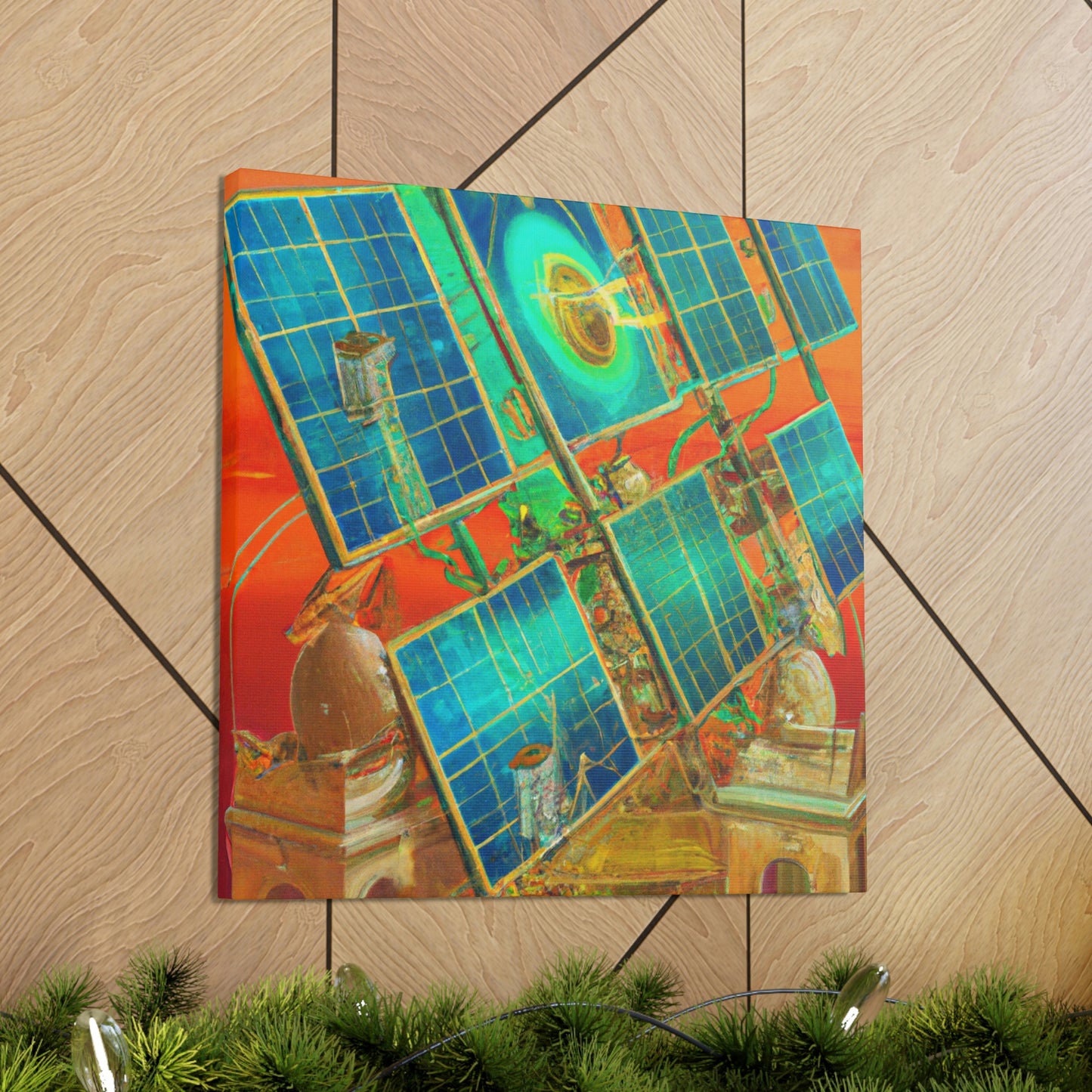 "Electrifying Solar Panel" - Canvas