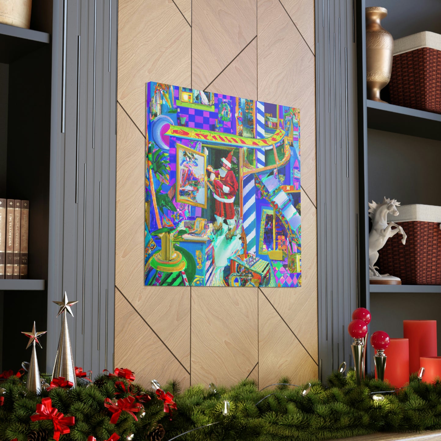 Santa's Magical Workshop - Canvas