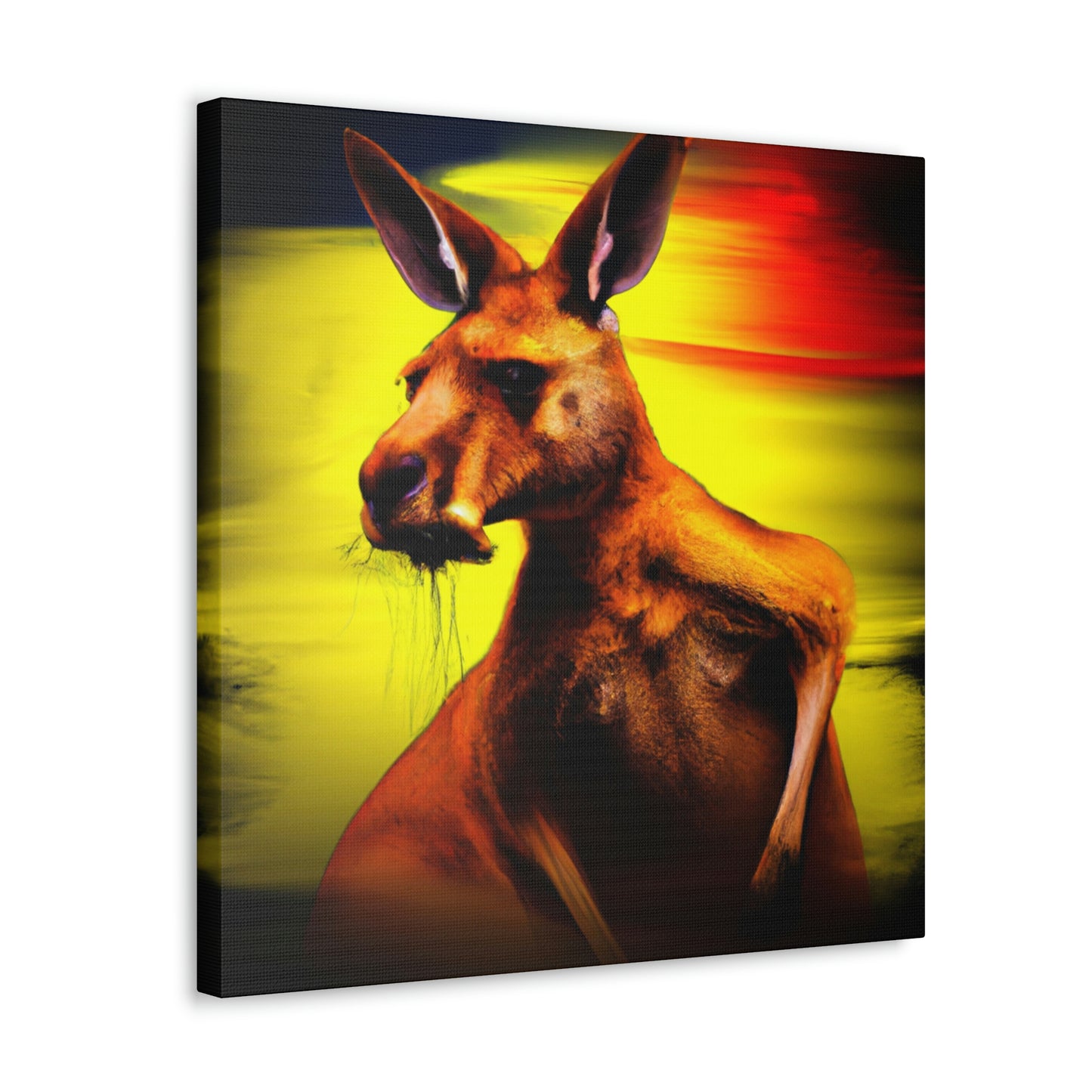 "Kangaroo in Technicolor" - Canvas