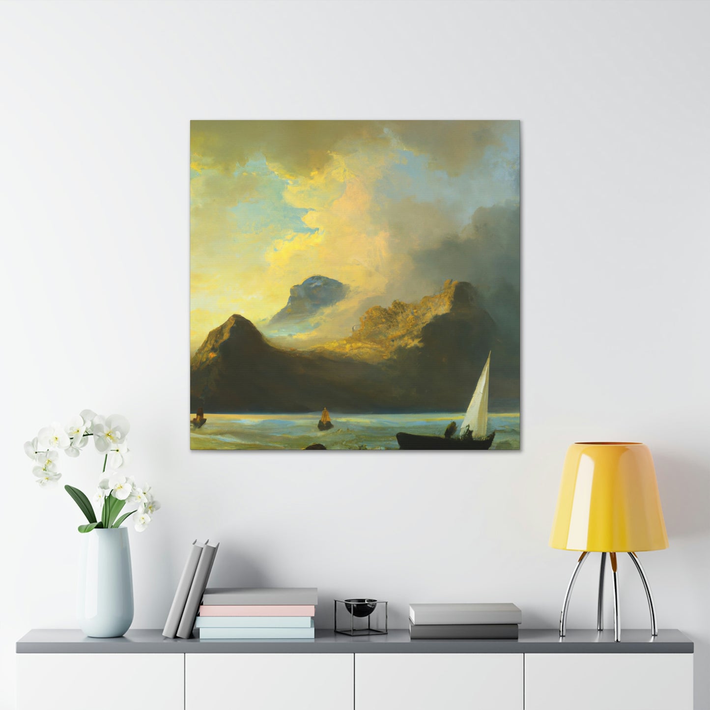 "Dinghy at Dawning Light" - Canvas